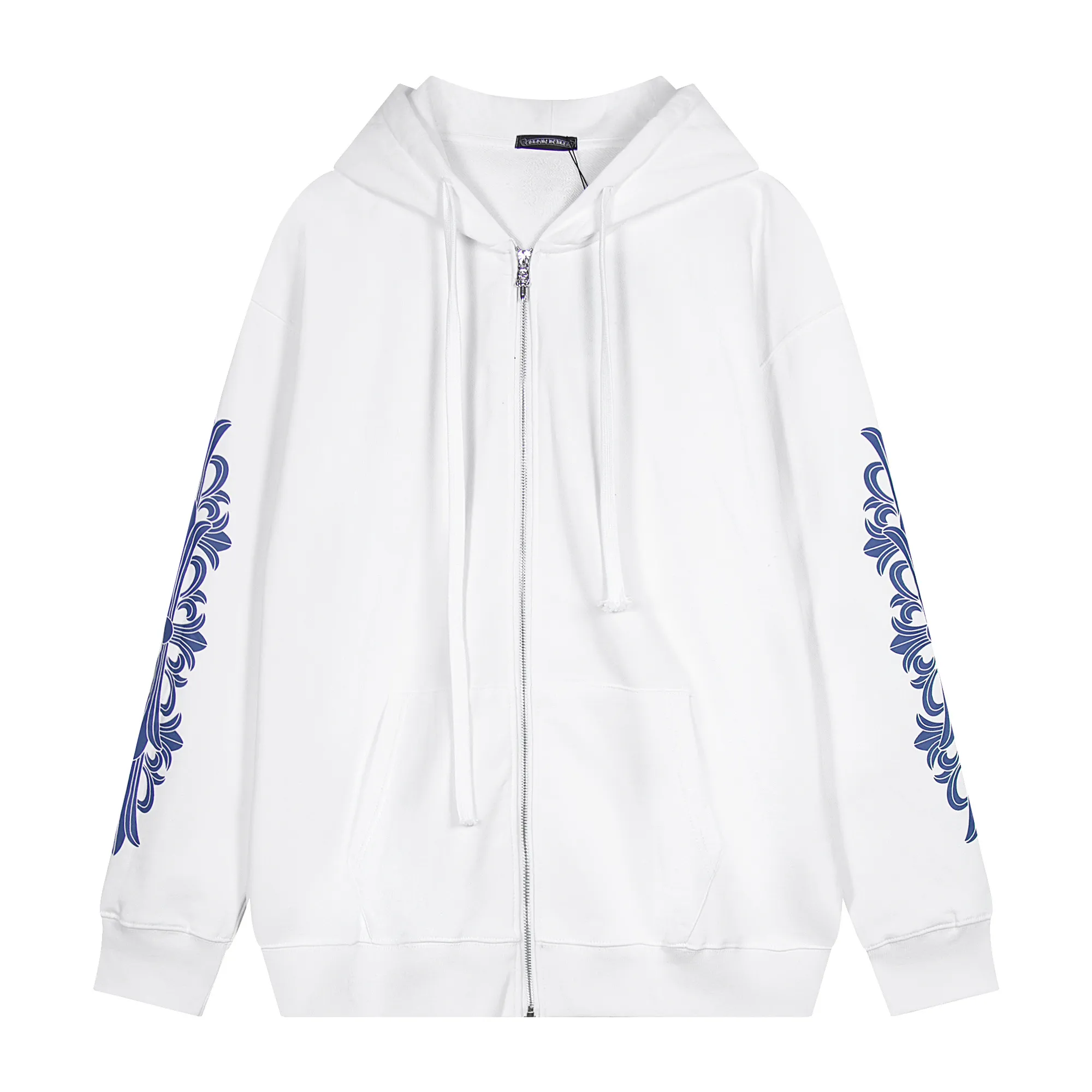 P290 Chrome Hearts Chrome Hearts Slogan Full Sleeve Cardigan Sweater Size: SMLXL Color: White